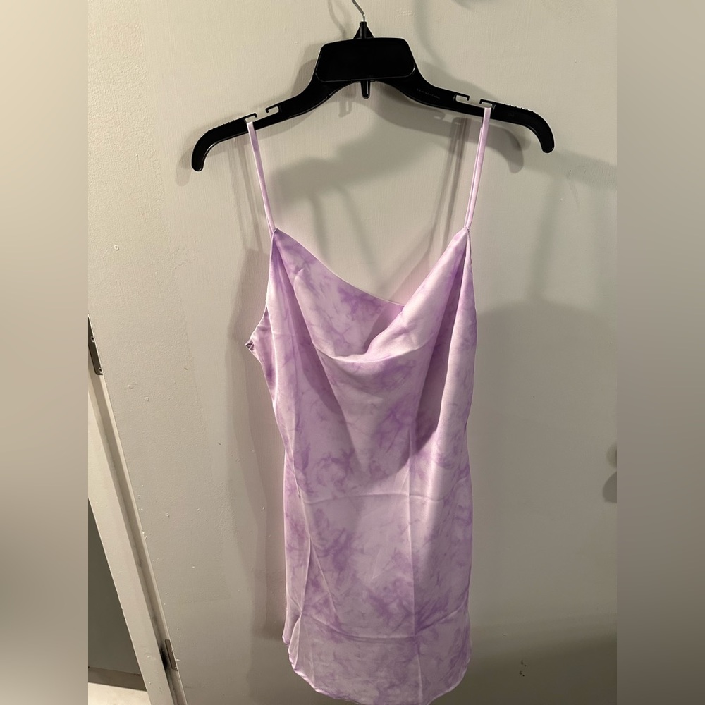 Silky mini dress